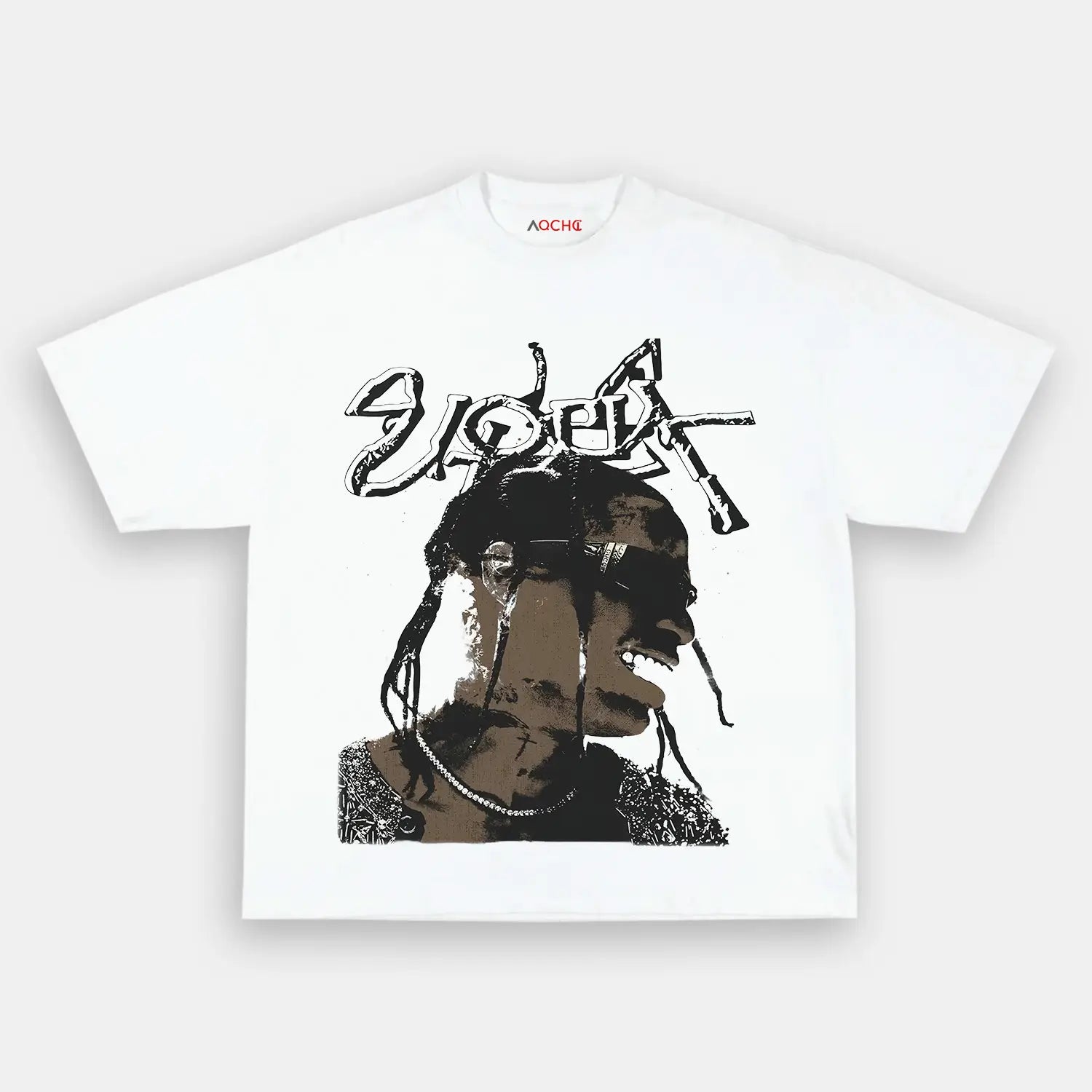 AQCHIC Travis Scott Utopia V2 Unisex Graphic Heavyweight Cotton Shirt