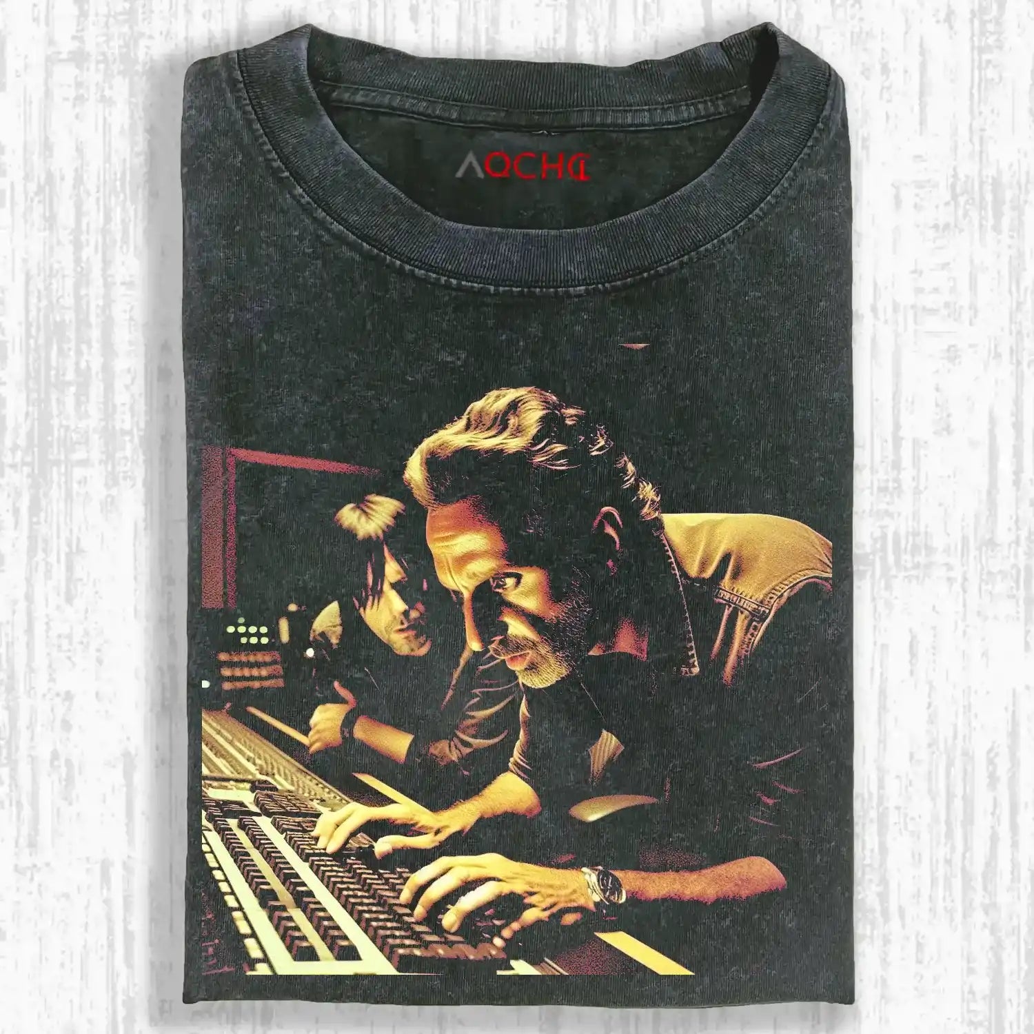 AQCHIC The Walking Dead Radio Unisex Graphic Heavyweight Cotton Shirt