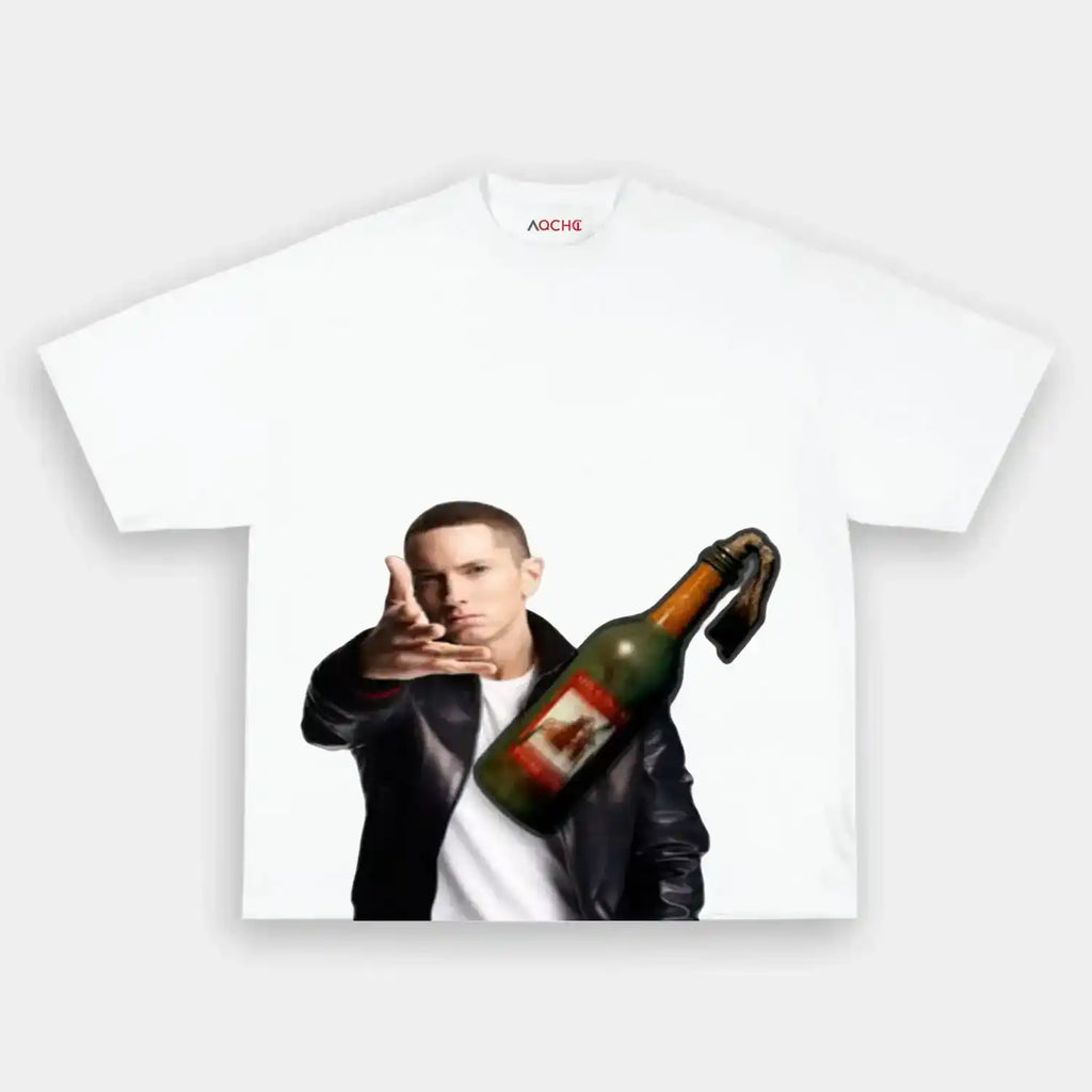 AQCHIC THROWING MOLOTOV WEAR Unisex Graphic Heavyweight Cotton Shirt
