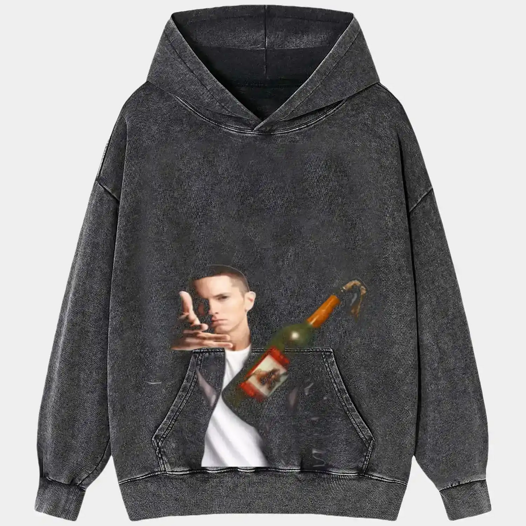 AQCHIC THROWING MOLOTOV WEAR Unisex Graphic Heavyweight Cotton Shirt