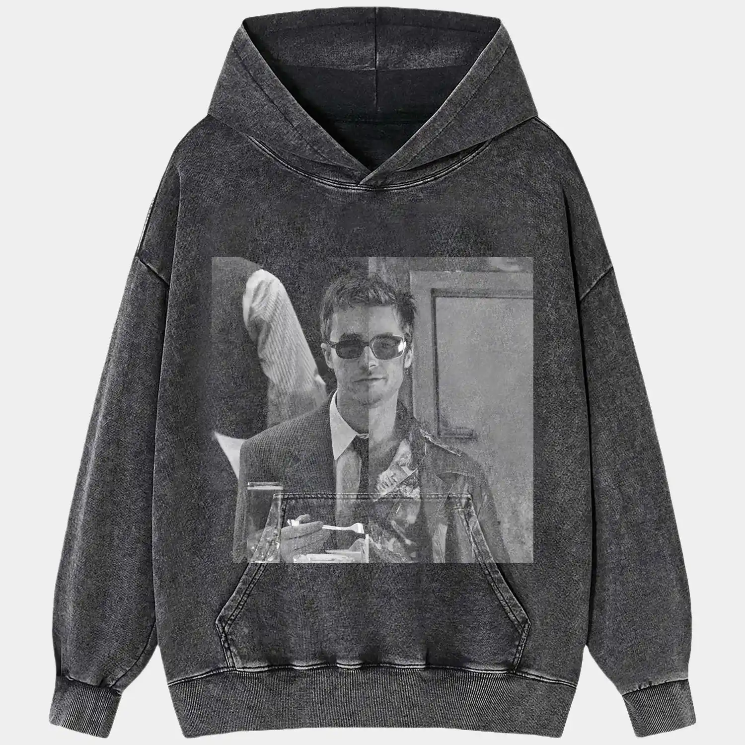 AQCHIC Two Sides Wear Unisex Graphic Heavyweight Cotton Shirt