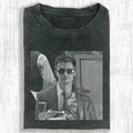 AQCHIC Two Sides Wear Unisex Graphic Heavyweight Cotton Shirt