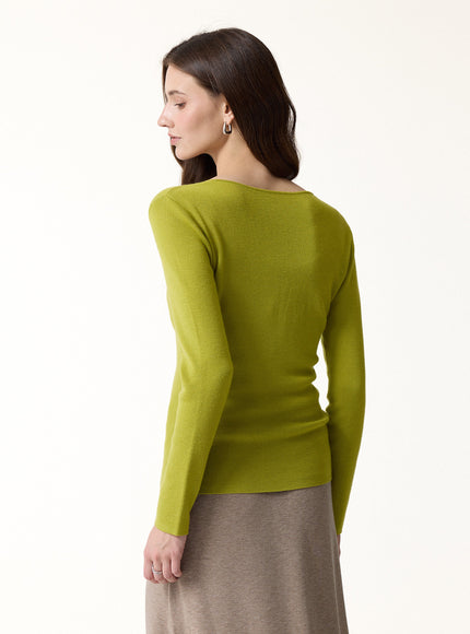 The Everyday V-Neck Merino-Blend Sweater