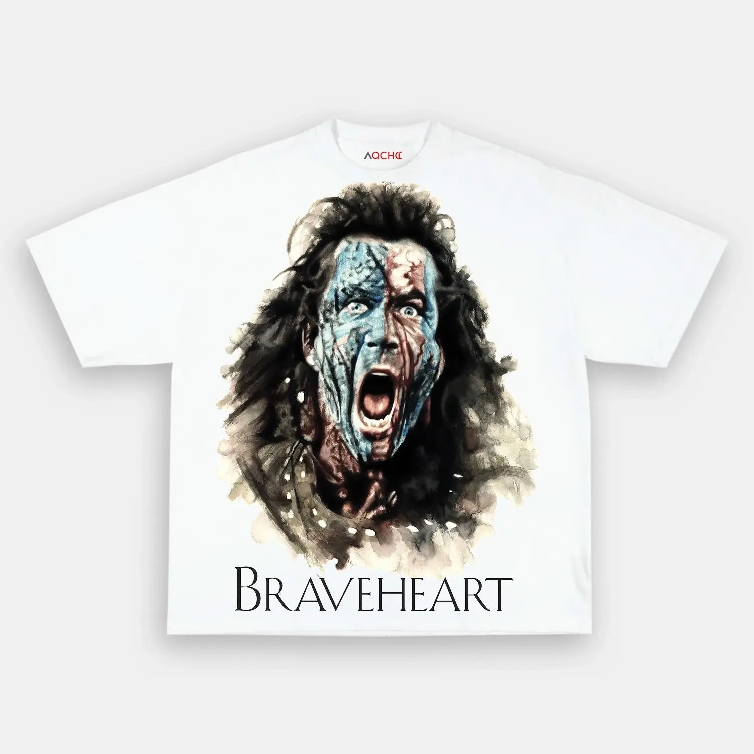 AQCHIC Braveheart Unisex Graphic Heavyweight Cotton Shirt