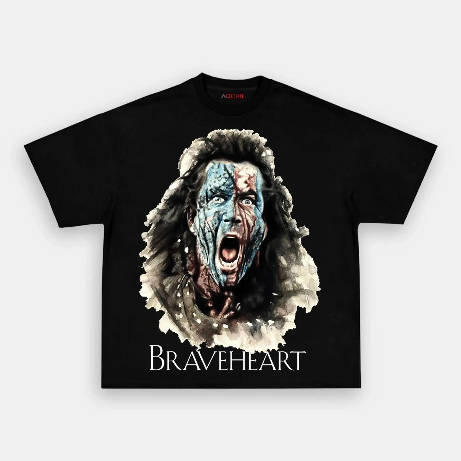 AQCHIC Braveheart Unisex Graphic Heavyweight Cotton Shirt