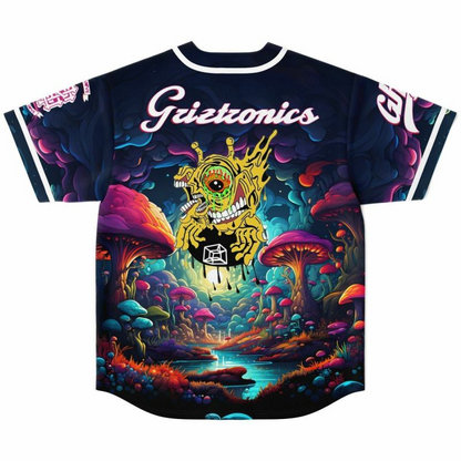 GRIZtronics Baseball Jersey, EDM Festival Family Gift, Unisex Breathable Men's Jersey, 420 Lover Graphic  – image 3