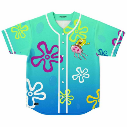 SpongeBob SquarePants Baseball Jersey, EDM Festival Family Gift, Unisex Breathable Men's Jersey, 420 Love – image 2