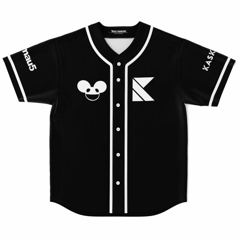 Kaskade and Deadmau5 Baseball Jersey, EDM Festival Family Gift, Unisex Breathable Men's Jersey, 420 Lover – image 2