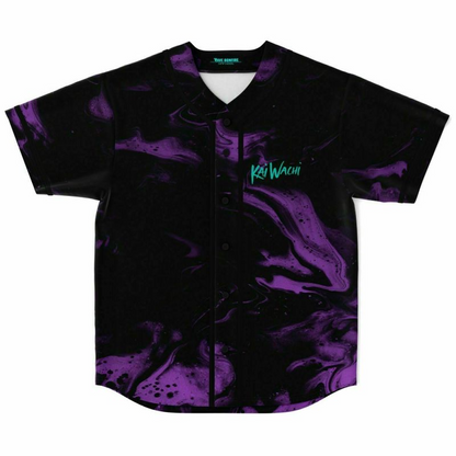 Kai Wachi Skull Team Baseball Jersey, EDM Festival Family Gift, Unisex Breathable Men's Jersey, 420 Lover – image 2
