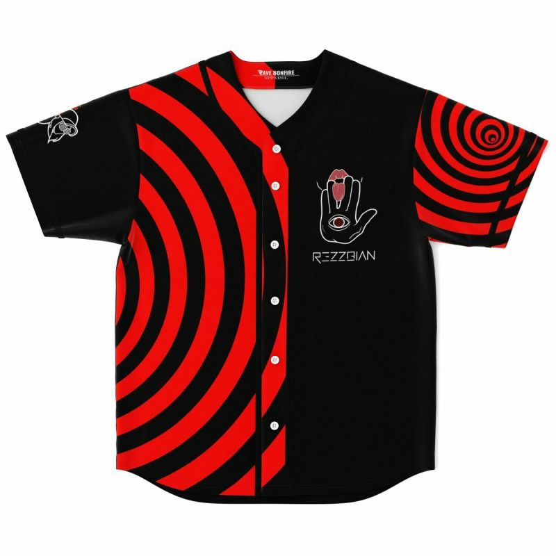 Rezzbian SpaceMom Baseball Jersey, EDM Festival Family Gift, Unisex Breathable Men's Jersey, 420 Lover Gr – image 2