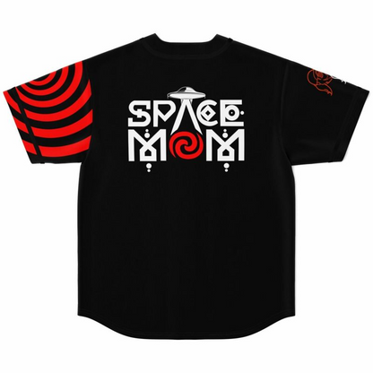 Rezzbian SpaceMom Baseball Jersey, EDM Festival Family Gift, Unisex Breathable Men's Jersey, 420 Lover Gr – image 3