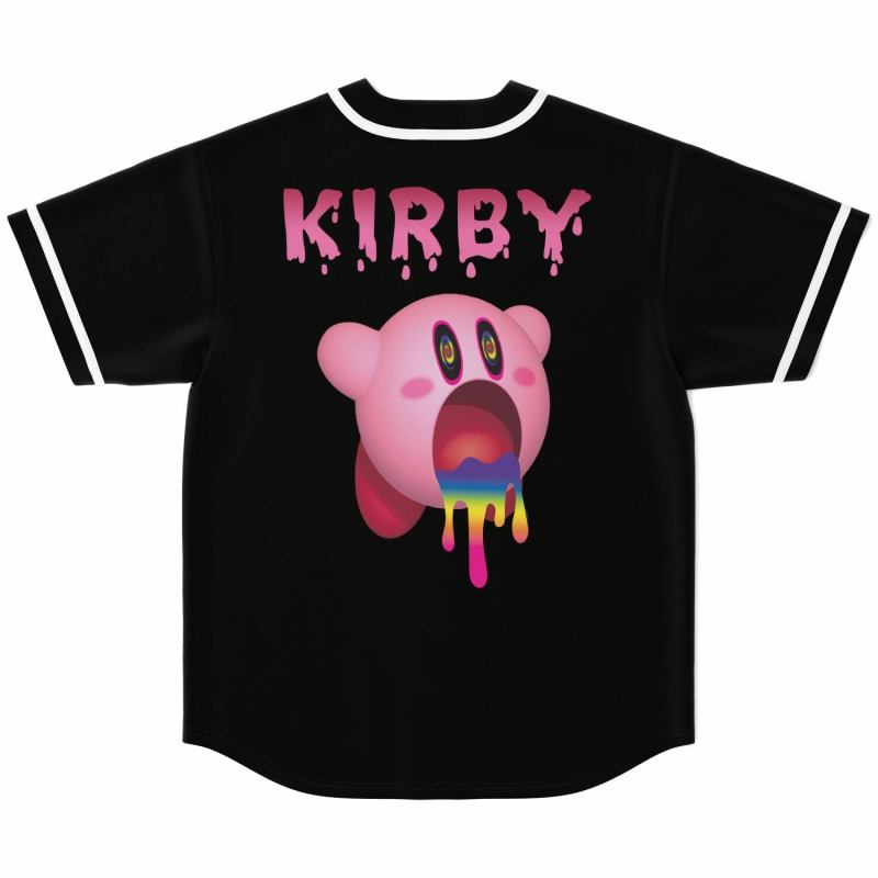 Black Kirby Baseball Jersey, EDM Festival Family Gift, Unisex Breathable Men's Jersey, 420 Lover Graphic  – image 3