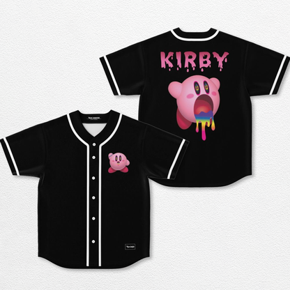 Black Kirby Baseball Jersey, EDM Festival Family Gift, Unisex Breathable Men's Jersey, 420 Lover Graphic  – image 1