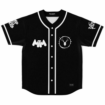 Marshmello x Svdden Death Baseball Jersey, EDM Festival Family Gift, Unisex Breathable Men's Jersey, 420  – image 3