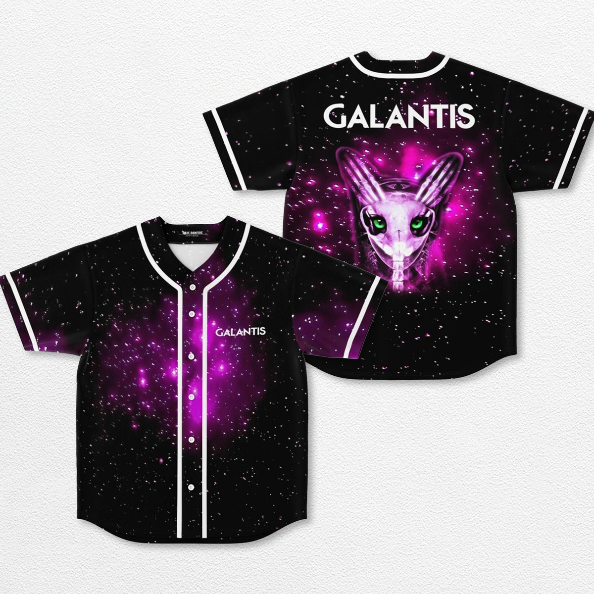 Galantis Baseball Jersey, EDM Festival Family Gift, Unisex Breathable Men's Jersey, 420 Lover Graphic Shi – image 1