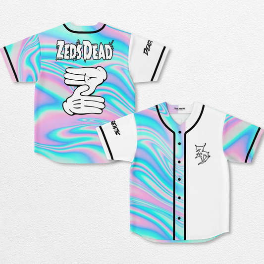 Deadbeats ZD Baseball Jersey EDM Festival Family Gift, Unisex Breathable Men's Jersey, 420 Lover Graphic  – image 1