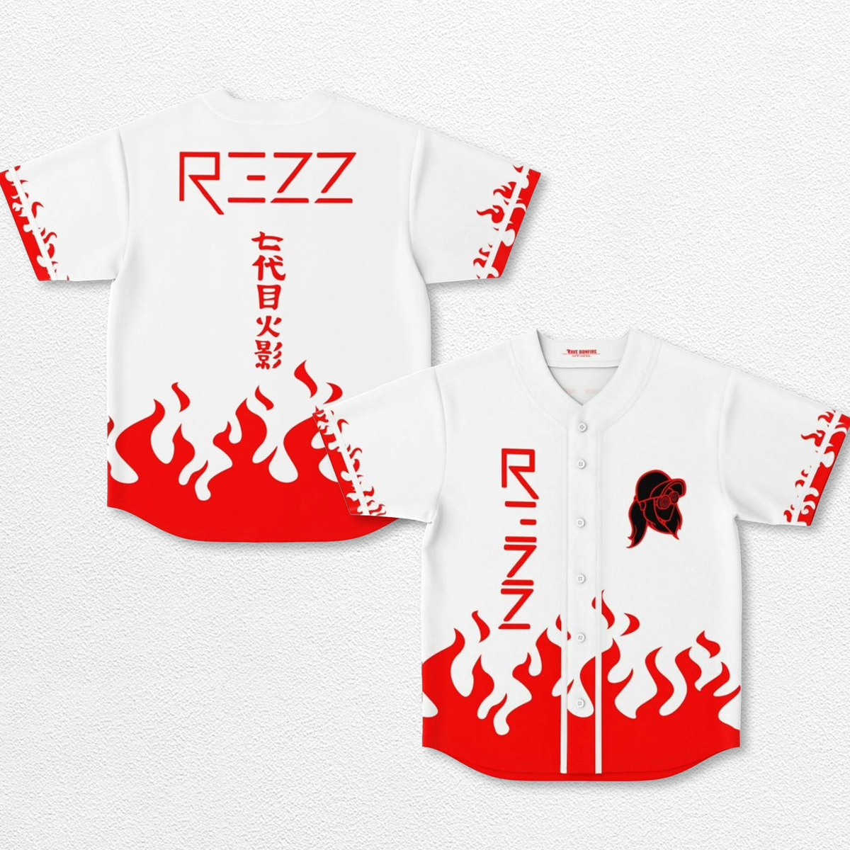 Fourth Hokage Rezz Baseball Jersey EDM Festival Family Gift, Unisex Breathable Men's Jersey, 420 Lover Gr – image 1