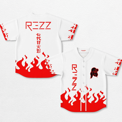 Fourth Hokage Rezz Baseball Jersey EDM Festival Family Gift, Unisex Breathable Men's Jersey, 420 Lover Gr – image 1