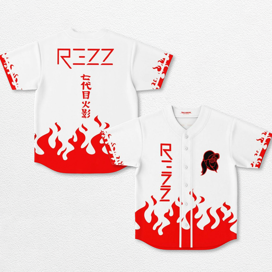 Fourth Hokage Rezz Baseball Jersey EDM Festival Family Gift, Unisex Breathable Men's Jersey, 420 Lover Gr – image 1