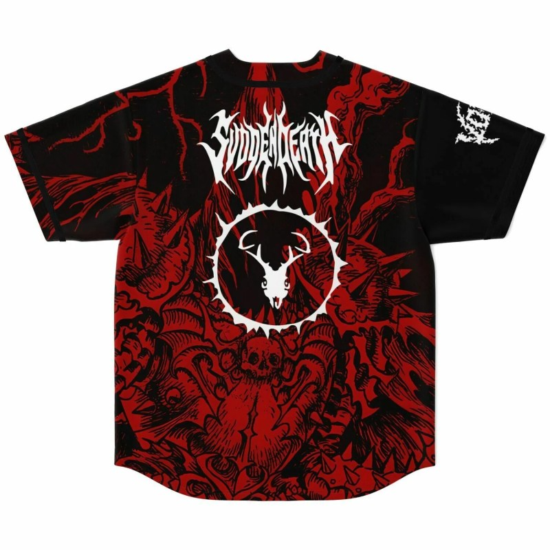 Demon Svdden Death Baseball Jersey EDM Festival Family Gift, Unisex Breathable Men's Jersey, 420 Lover Gr – image 3