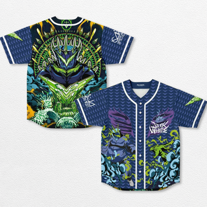 Ganja White Night Dark Wobble Baseball Jersey EDM Festival Family Gift, Unisex Breathable Men's Jersey, 4 – image 1
