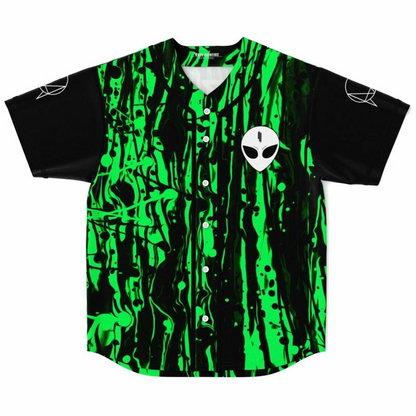 Skrillex Green Baseball Jersey EDM Festival Family Gift, Unisex Breathable Men's Jersey, 420 Lover Graphi – image 2