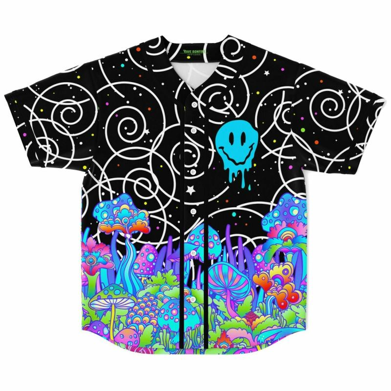 Pretty Girls Like Bass Baseball Jersey EDM Festival Family Gift, Unisex Breathable Men's Jersey, 420 Love – image 2