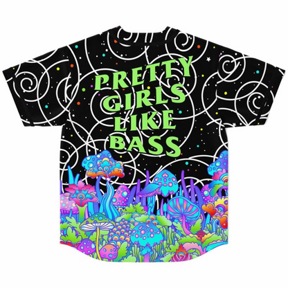 Pretty Girls Like Bass Baseball Jersey EDM Festival Family Gift, Unisex Breathable Men's Jersey, 420 Love – image 3
