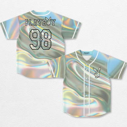 Playboy #98 Baseball Jersey EDM Festival Family Gift, Unisex Breathable Men's Jersey, 420 Lover Graphic S – image 1