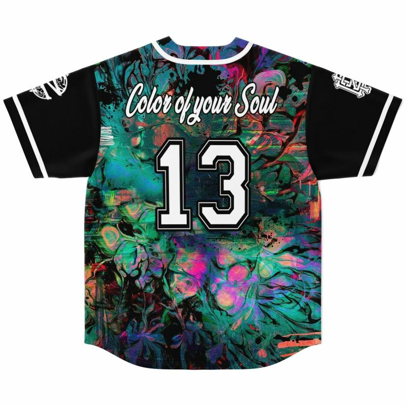 CloZee x Griz Color Of Your Soul Baseball Jersey EDM Festival Family Gift, Unisex Breathable Men's Jersey – image 3
