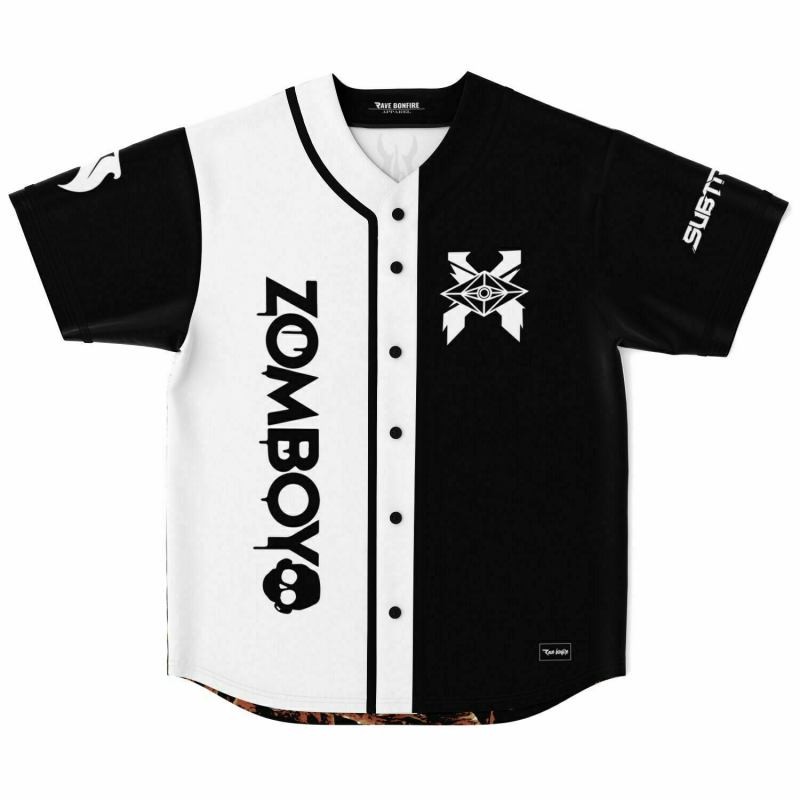 Zomboy x Slander x Subtronics x Svdden Death Baseball Jersey EDM Festival Family Gift, Unisex Breathable  – image 2