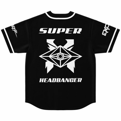 Super Headbanger Baseball Jersey EDM Festival Family Gift, Unisex Breathable Men's Jersey, 420 Lover Grap – image 3