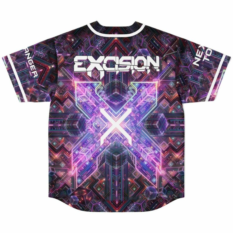 Excision Nexus Tour Baseball Jersey EDM Festival Family Gift, Unisex Breathable Men's Jersey, 420 Lover G – image 3