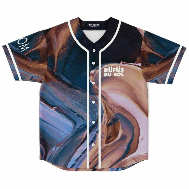 Rufus Du Sol Baseball Jersey EDM Festival Family Gift, Unisex Breathable Men's Jersey, 420 Lover Graphic  – image 2