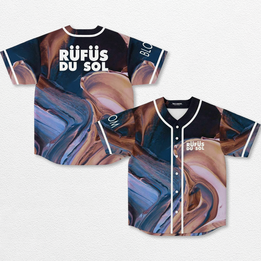 Rufus Du Sol Baseball Jersey EDM Festival Family Gift, Unisex Breathable Men's Jersey, 420 Lover Graphic  – image 1