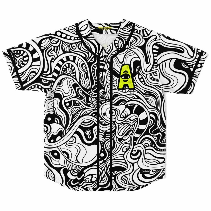 Jessica Audiffred Baseball Jersey EDM Festival Family Gift, Unisex Breathable Men's Jersey, 420 Lover Gra – image 2