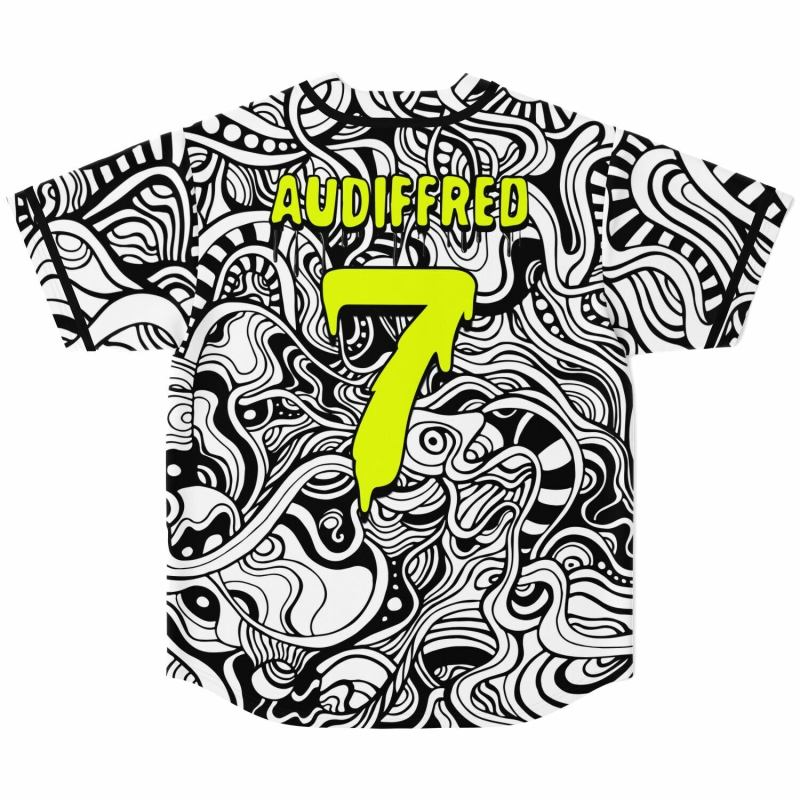 Jessica Audiffred Baseball Jersey EDM Festival Family Gift, Unisex Breathable Men's Jersey, 420 Lover Gra – image 3