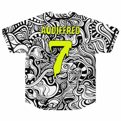 Jessica Audiffred Baseball Jersey EDM Festival Family Gift, Unisex Breathable Men's Jersey, 420 Lover Gra – image 3