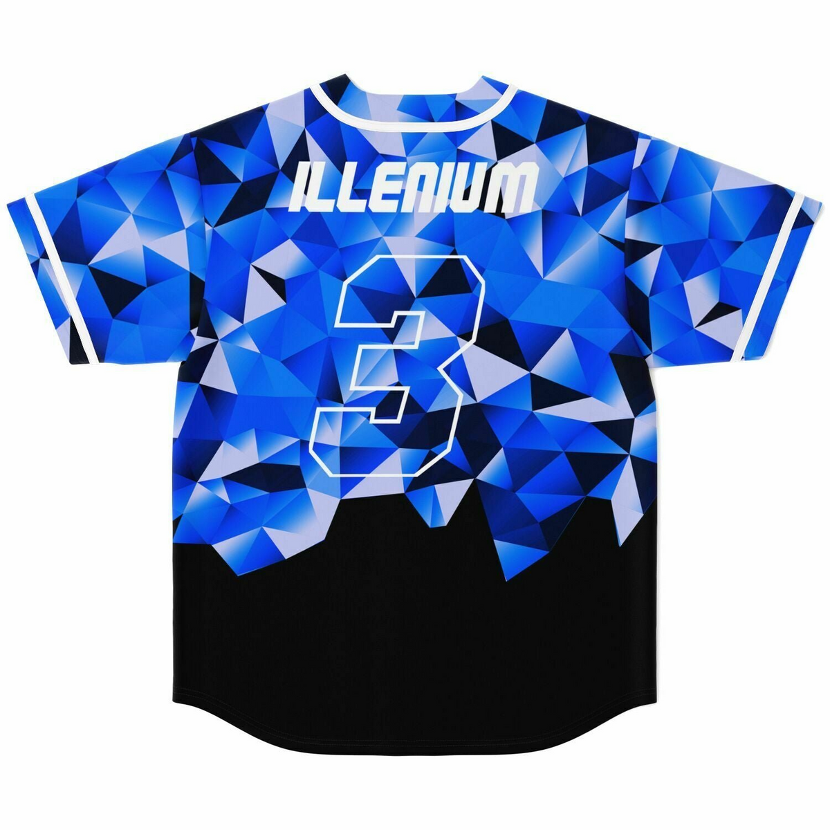 Blue Illenium Baseball Jersey EDM Music Shirt, EDM Festival Family Gift, Unisex Breathable Men's Jersey,  – image 3