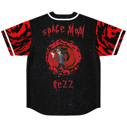 Space Mom Rezz Baseball Jersey EDM Music Shirt, EDM Festival Family Gift, Unisex Breathable Men's Jersey, – image 2