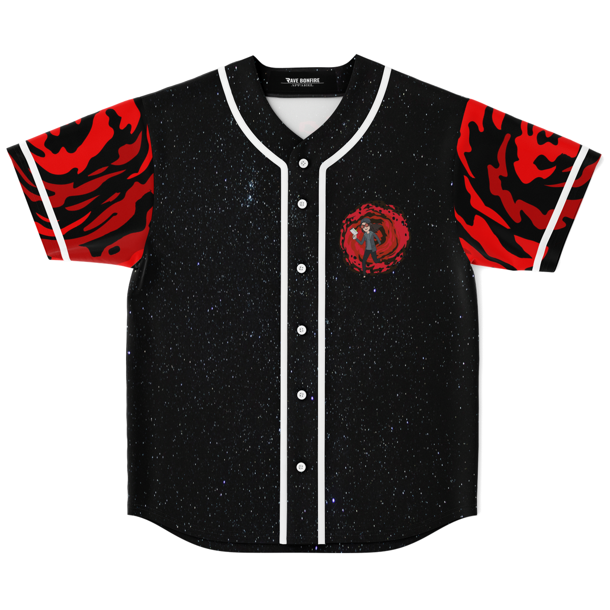 Space Mom Rezz Baseball Jersey EDM Music Shirt, EDM Festival Family Gift, Unisex Breathable Men's Jersey, – image 3