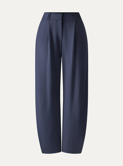 CoolTouch Stretch Ponte High Rise Cropped Barrel Pants
