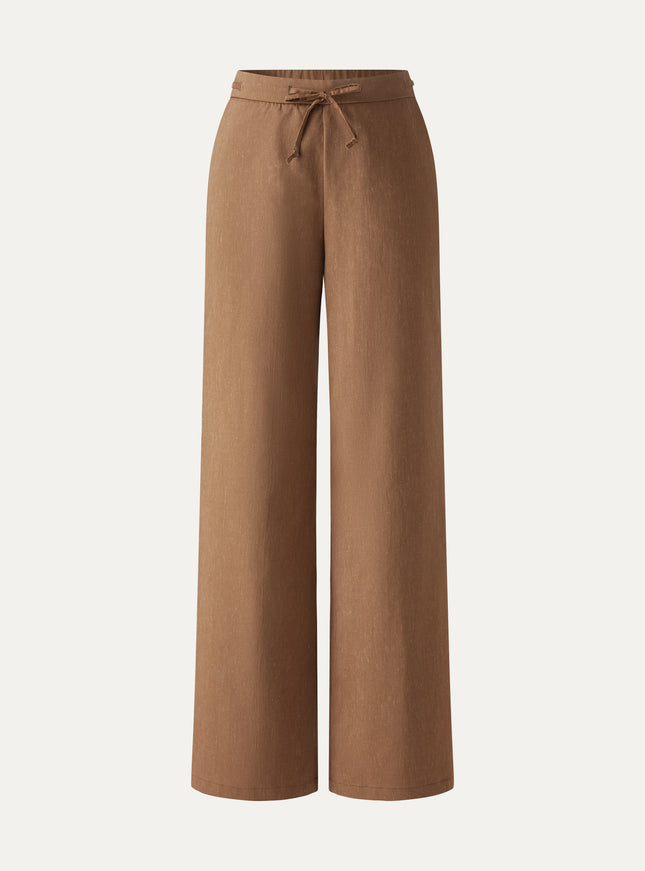 Drawstring Wide Leg Pant with Pockets